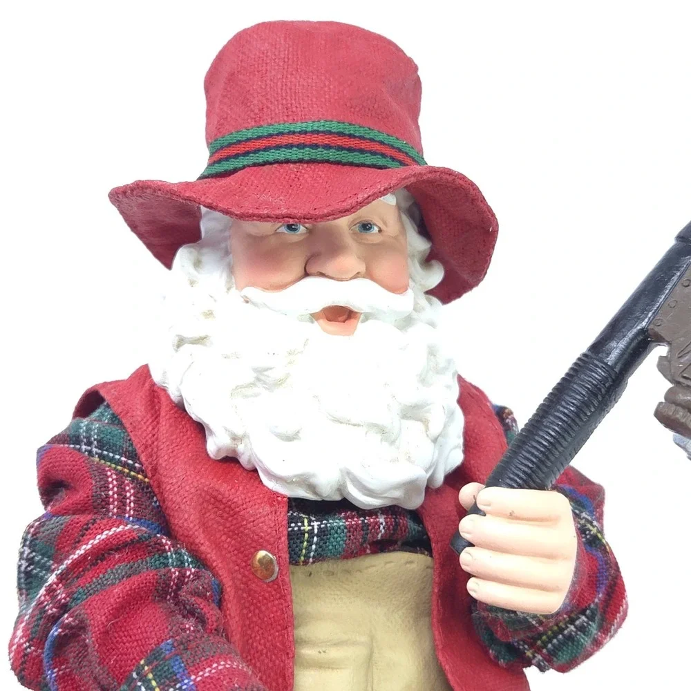 Possible‎ Dreams Clothtique Fishing Santa With Baited Breath Figurine 2003 Boat